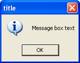 Message Box