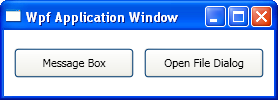 Test application window